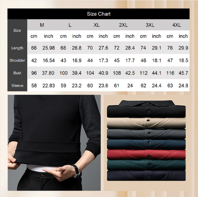🔥HOT SALE 50% OFF🔥Men's Lapel Faux Two-Piece Knitted Shirt